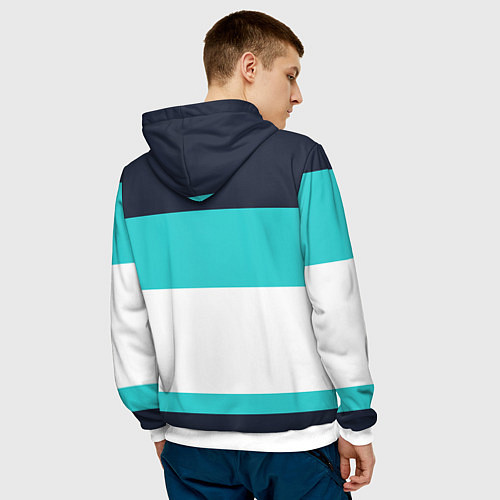 Мужская толстовка Твой ритм / 3D-Белый – фото 4