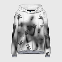 Мужская толстовка Bodies inside behind a white wall