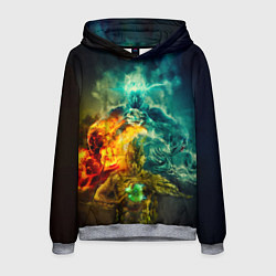 Мужская толстовка 4 элемента - природные стихии