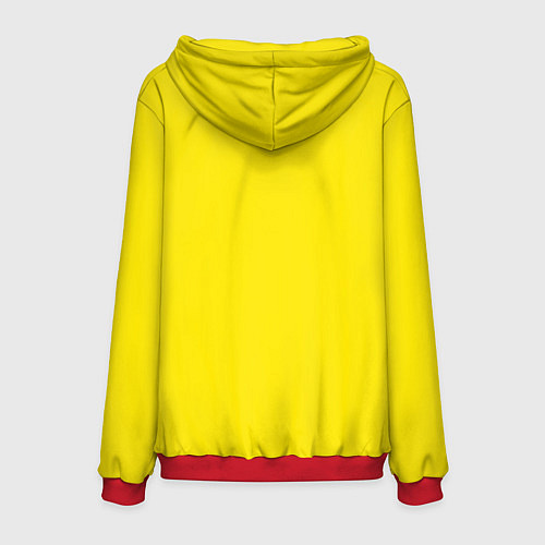 Мужская толстовка Взрослый Дэвид - Киберпанк аниме / 3D-Красный – фото 2