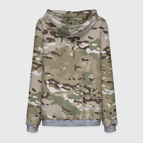 Мужская толстовка Камуфляж Multicam / 3D-Меланж – фото 2