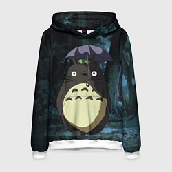 Мужская толстовка Totoro in rain forest