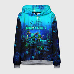 Мужская толстовка Minecraft water