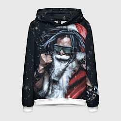 Мужская толстовка Cool Santa Rastaman