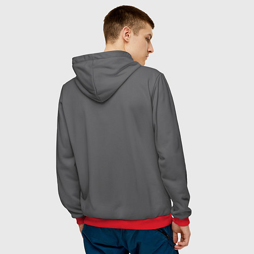 Мужская толстовка Image not found / 3D-Красный – фото 4