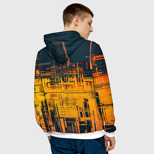 Мужская толстовка Макима - chainsaw man / 3D-Белый – фото 4