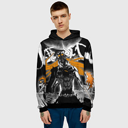 Толстовка-худи мужская Облик пустого- Ичиго, цвет: 3D-черный — фото 2