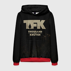 Толстовка-худи мужская TFK - Thousand Foot Krutch, цвет: 3D-красный