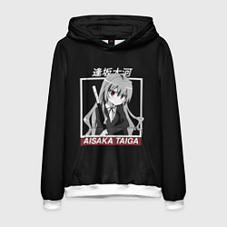 Толстовка-худи мужская ToraDora Aisaka Taiga, цвет: 3D-белый