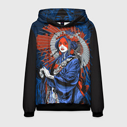 Мужская толстовка Гейша с рваным зонтиком