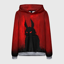 Толстовка-худи мужская Evil Rabbit, цвет: 3D-меланж