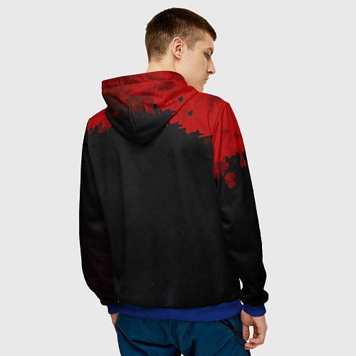 Мужская толстовка Goner - Twenty One Pilots / 3D-Синий – фото 4