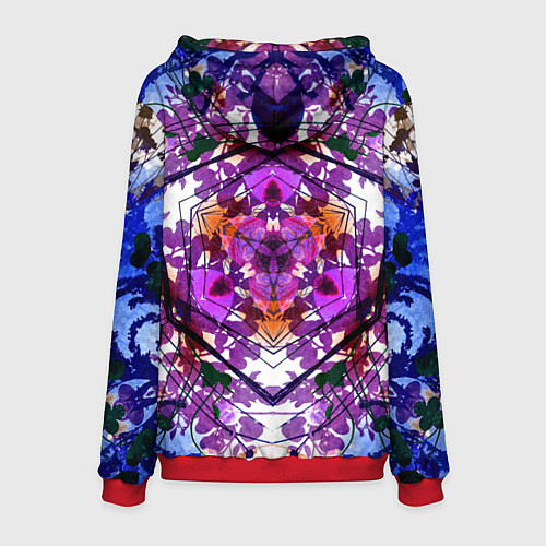 Мужская толстовка Ледяной треугольник / 3D-Красный – фото 2