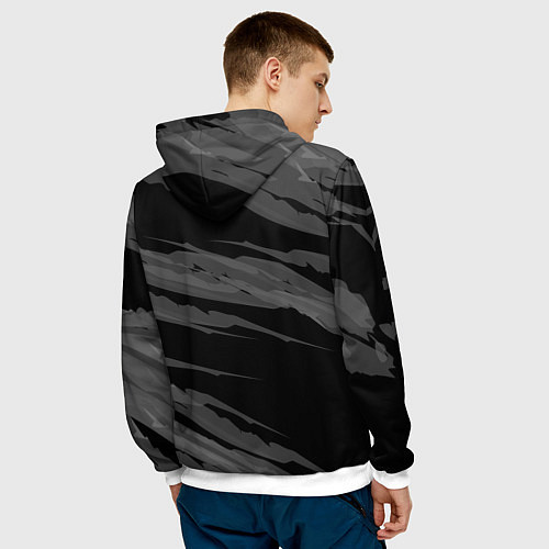 Мужская толстовка Да, ты крыса мем / 3D-Белый – фото 4