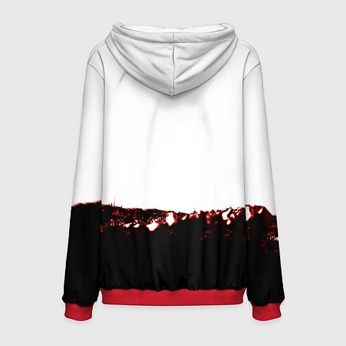 Мужская толстовка Агата Кристи - Второй Фронт / 3D-Красный – фото 2