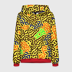 Мужская толстовка Абстрактные кислотные полосы