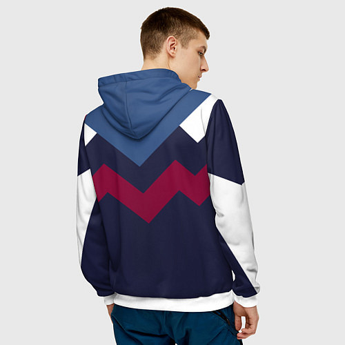 Мужская толстовка FIRM always in sports / 3D-Белый – фото 4