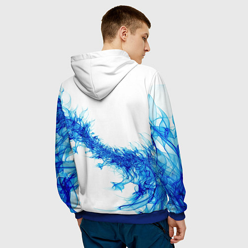 Мужская толстовка Jdm style - Japan / 3D-Синий – фото 4