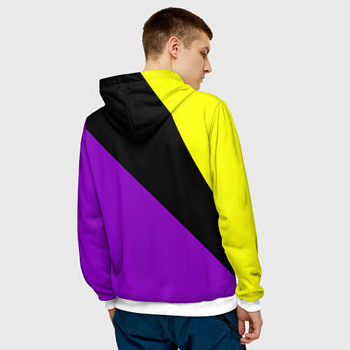 Мужская толстовка FIRM прямиком из 80х / 3D-Белый – фото 4