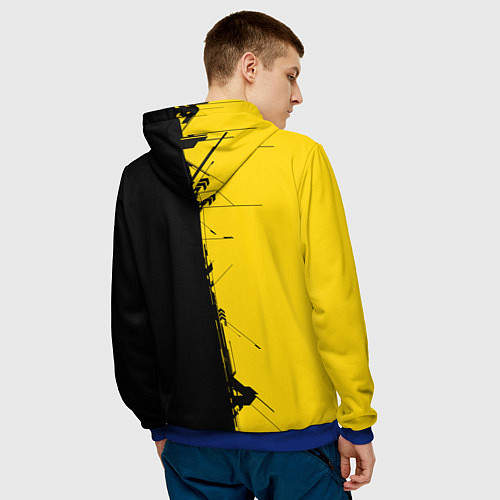 Мужская толстовка Arasaka corporation / 3D-Синий – фото 4