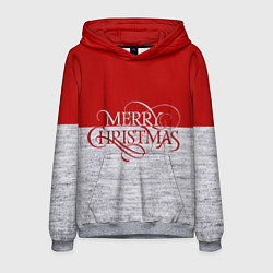 Мужская толстовка Merry Christmas красный