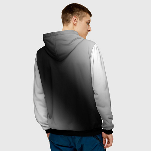 Мужская толстовка Диджей и этим все сказано: на темном / 3D-Черный – фото 4