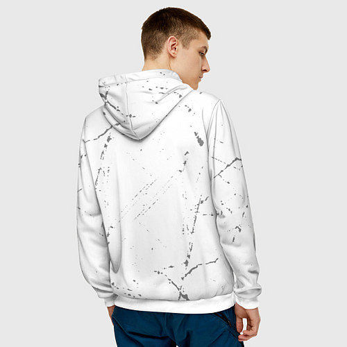 Мужская толстовка Прораб и этим все сказано: на светлом / 3D-Белый – фото 4