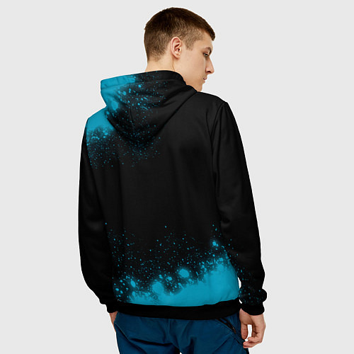 Мужская толстовка Made in 1989: liquid art / 3D-Черный – фото 4