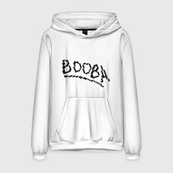 Толстовка-худи мужская BOOBA, цвет: 3D-белый