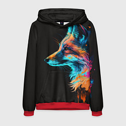 Мужская толстовка Лиса красками