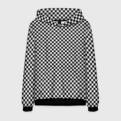 Мужская толстовка Шахматная клетка иллюзия