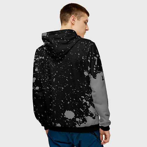 Мужская толстовка Лучший фехтовальщик: 100% профи / 3D-Черный – фото 4