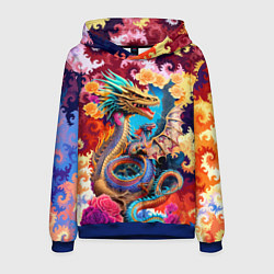 Мужская толстовка Japan dragon - irezumi - tattoo - art