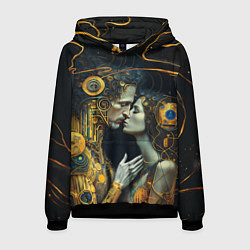 Мужская толстовка Gustav Klimt Cyberpunk