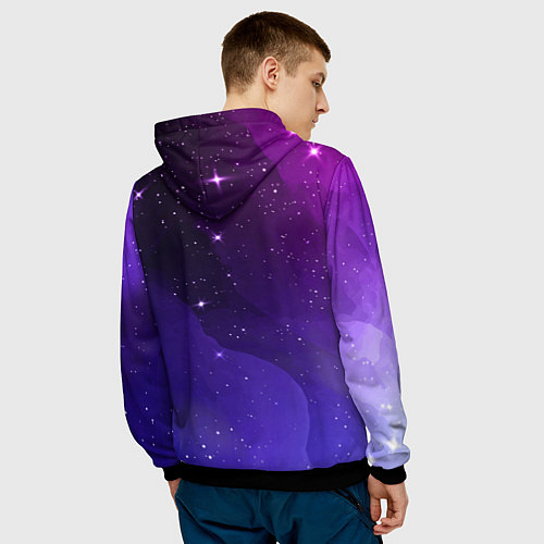 Мужская толстовка Deftones просто космос / 3D-Черный – фото 4