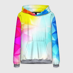 Мужская толстовка Gradient colors geometry