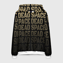 Толстовка-худи мужская Dead Space или мертвый космос, цвет: 3D-белый