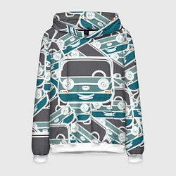 Мужская толстовка Абстракция машина
