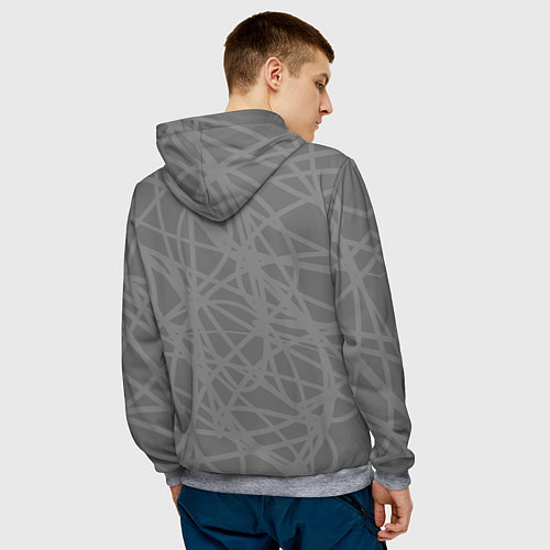 Мужская толстовка Ребус - жопа / 3D-Меланж – фото 4