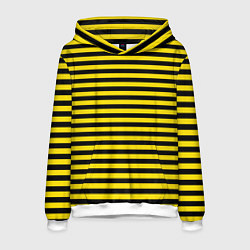 Мужская толстовка Черно-желтые осиные полосы
