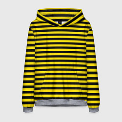 Мужская толстовка Черно-желтые осиные полосы