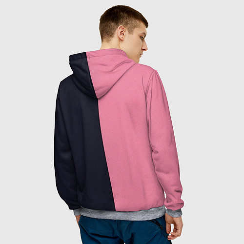 Мужская толстовка Ребенок идола - Кролик лого / 3D-Меланж – фото 4