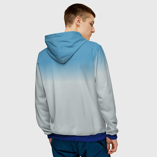 Мужская толстовка Proxyй / 3D-Синий – фото 4