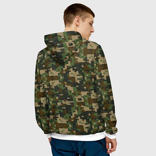 Мужская толстовка Граница на замке День пограничника Overprint / 3D-Белый – фото 4