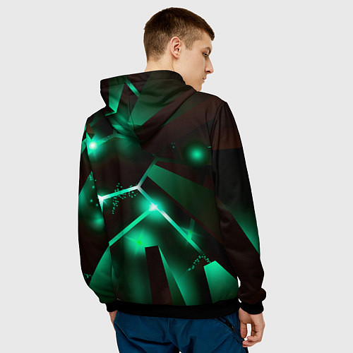 Мужская толстовка Assassins Creed разлом плит / 3D-Черный – фото 4