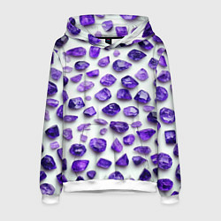 Мужская толстовка Россыпь аметистов