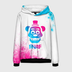 Мужская толстовка FNAF neon gradient style