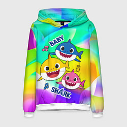 Мужская толстовка Baby Shark Brooklyn and friends