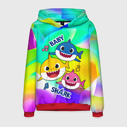 Мужская толстовка Baby Shark Brooklyn and friends