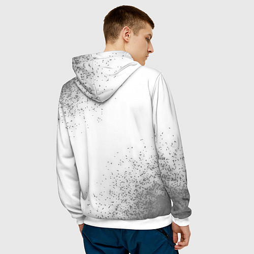 Мужская толстовка Лучший вокалист - всех времён и народов / 3D-Белый – фото 4